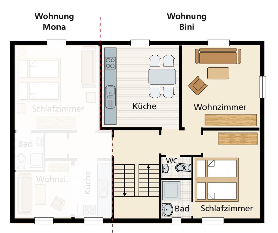 Апартаменты Traumblick Am Bartelsborn Kleinern Экстерьер фото